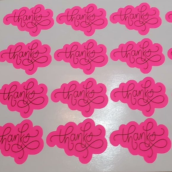 Thank You Stickers Labels Pink Black

Sticker Labe - Picture 2 of 4